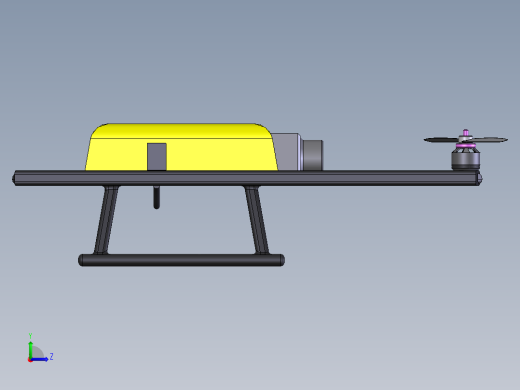 8翼飞行器左视缩略图