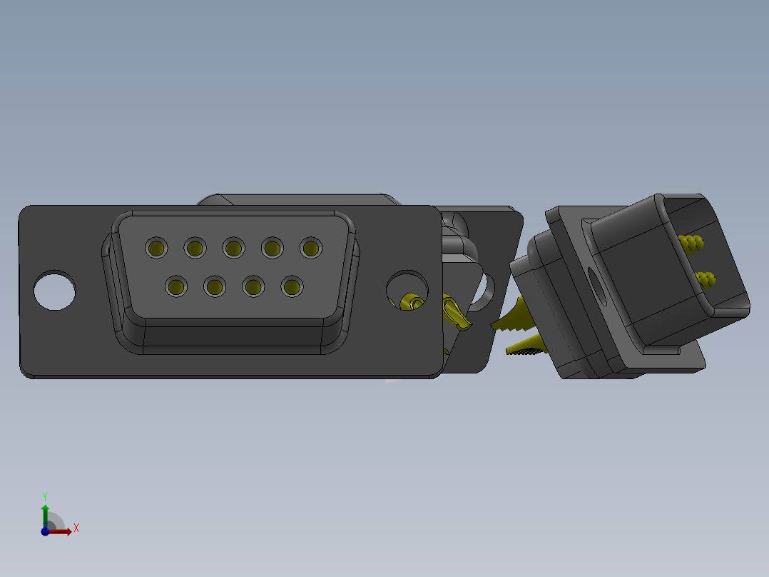 接插件(251)前视图