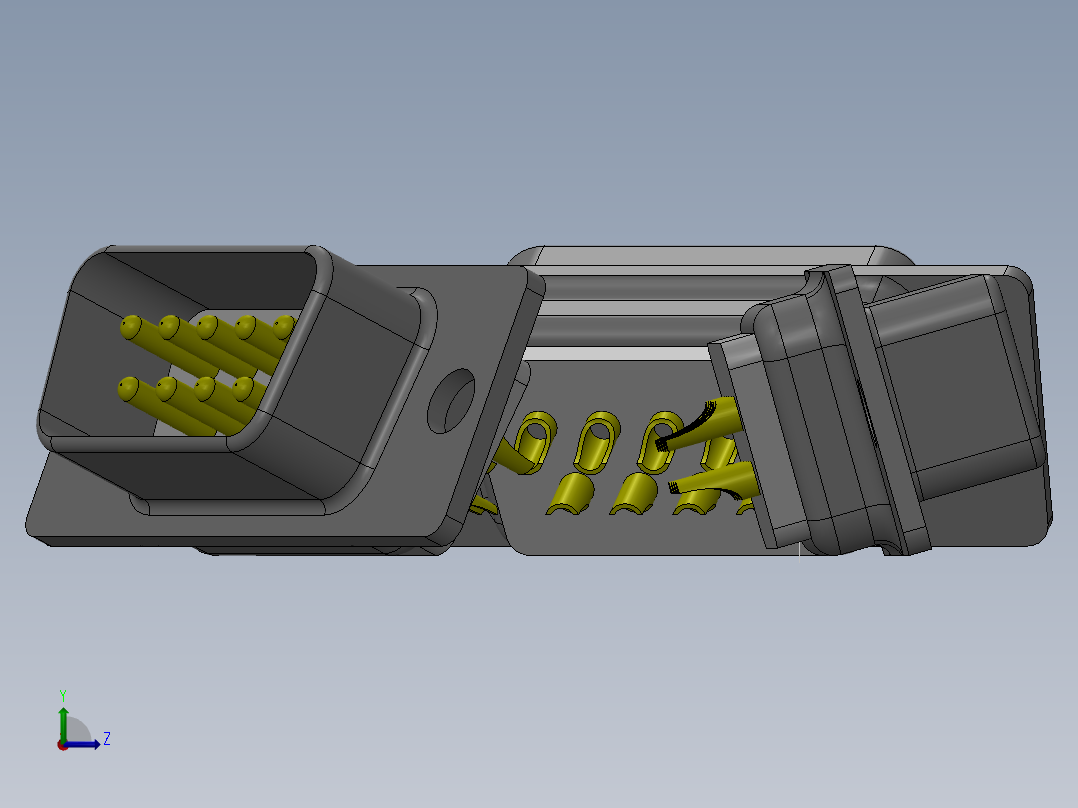 接插件(251)左视图