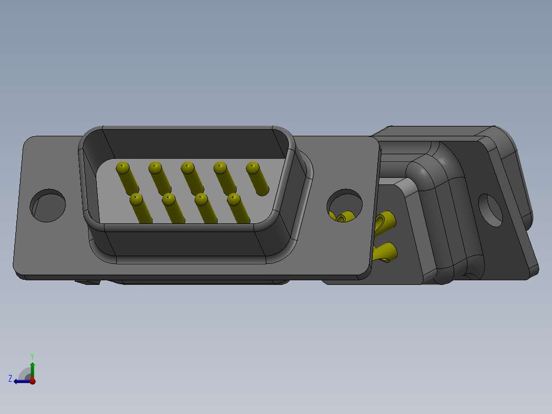 接插件(251)右视图