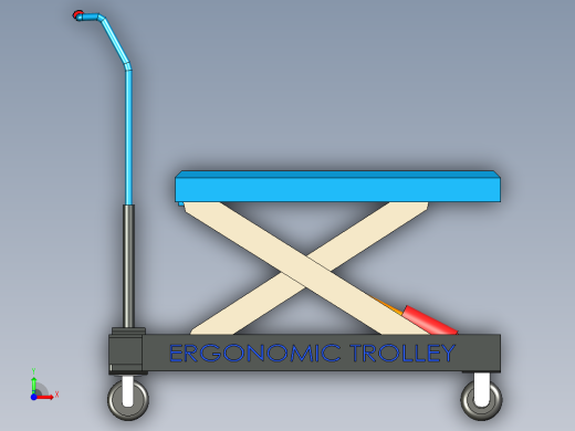 B2004749-剪叉式升降手推车前视缩略图