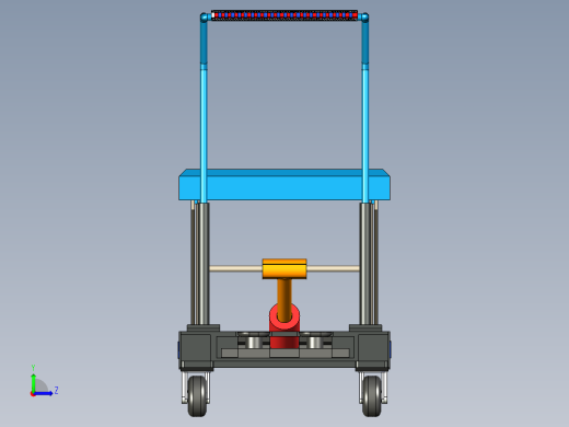B2004749-剪叉式升降手推车左视缩略图