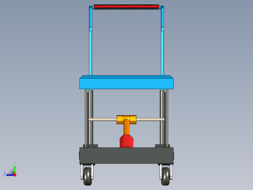 B2004749-剪叉式升降手推车右视缩略图