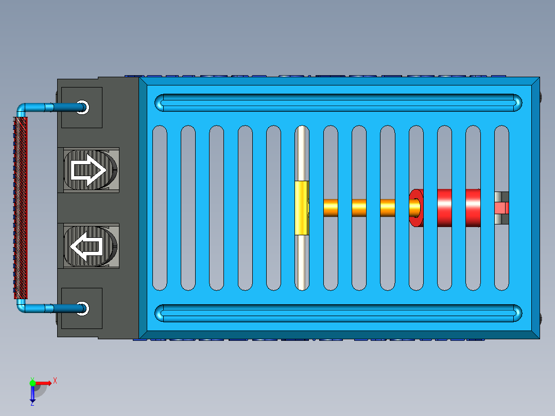 B2004749-剪叉式升降手推车俯视图
