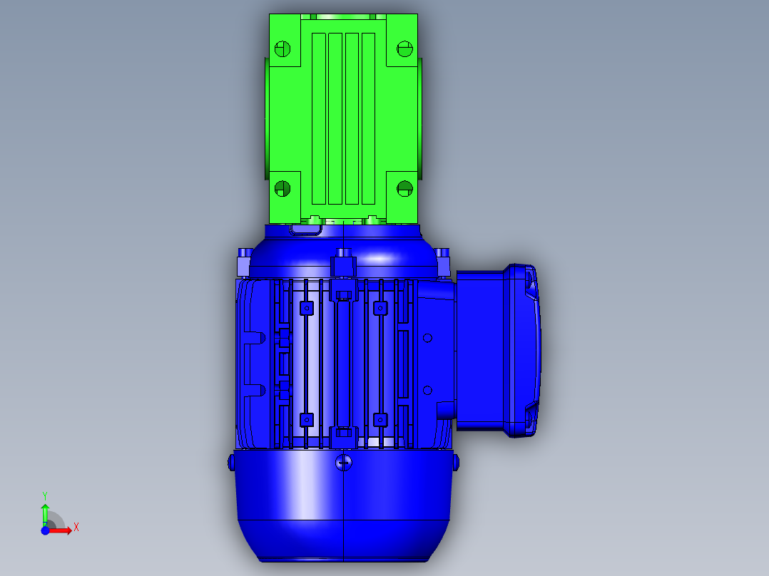 B2004515-木屑颗粒机前视图