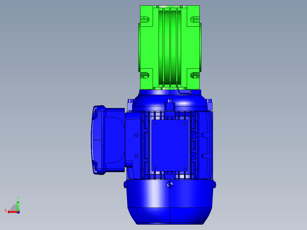 B2004515-木屑颗粒机后视图