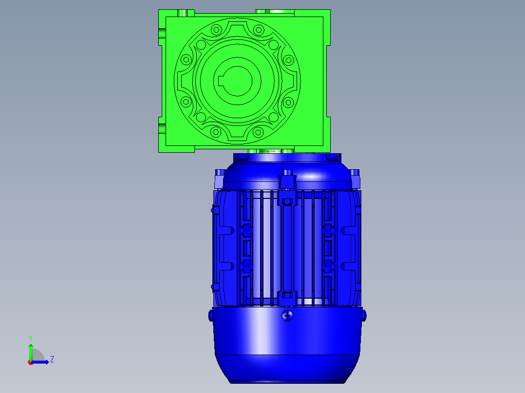 B2004515-木屑颗粒机左视图