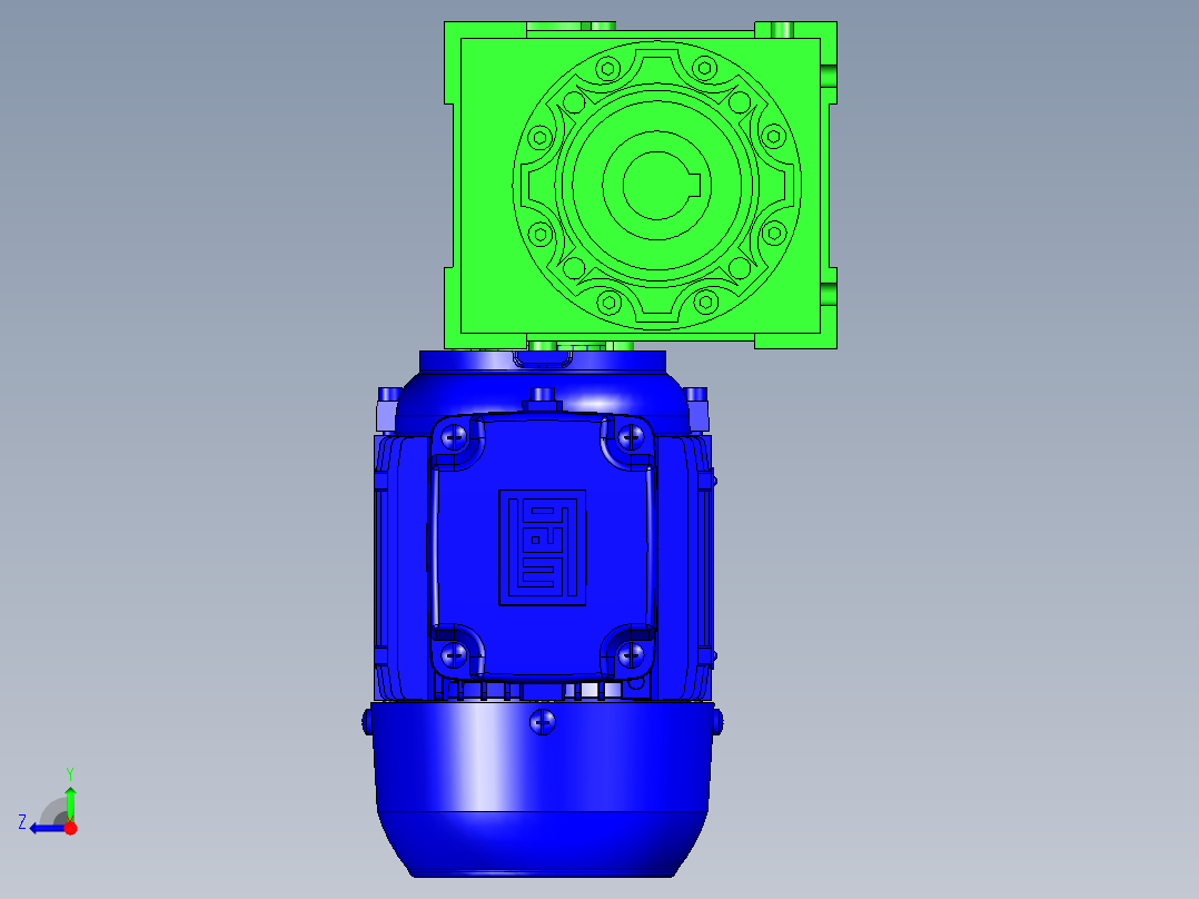 B2004515-木屑颗粒机右视图