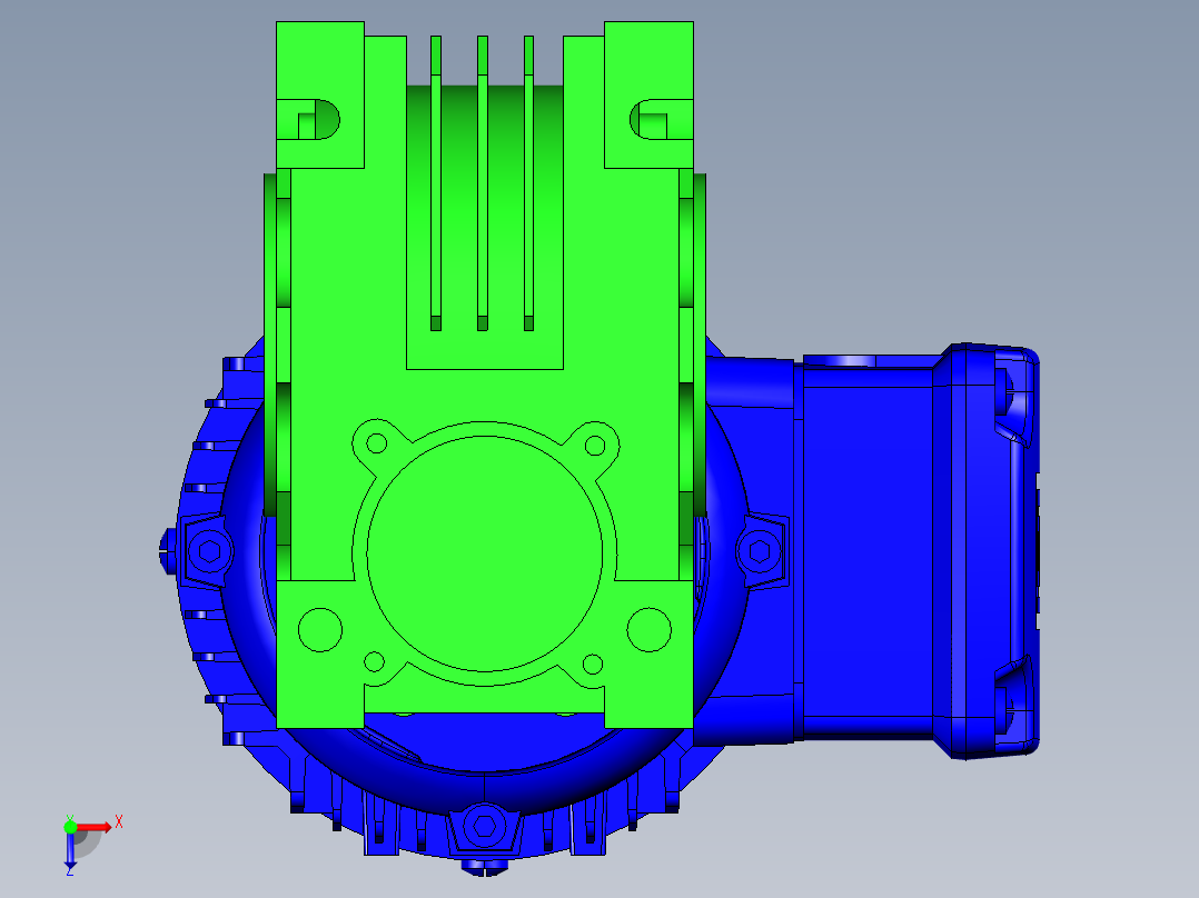 B2004515-木屑颗粒机俯视图