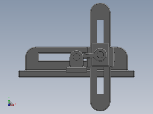 组装曲柄滑块前视缩略图