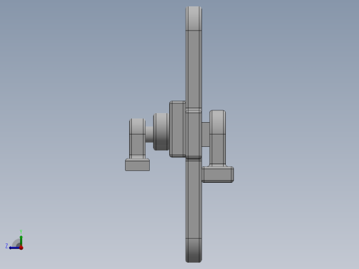组装曲柄滑块右视缩略图