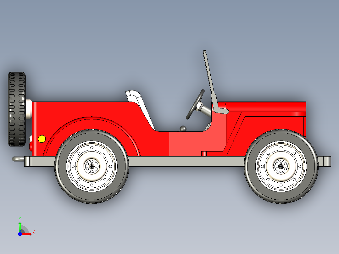 B2004401-吉普车前视图