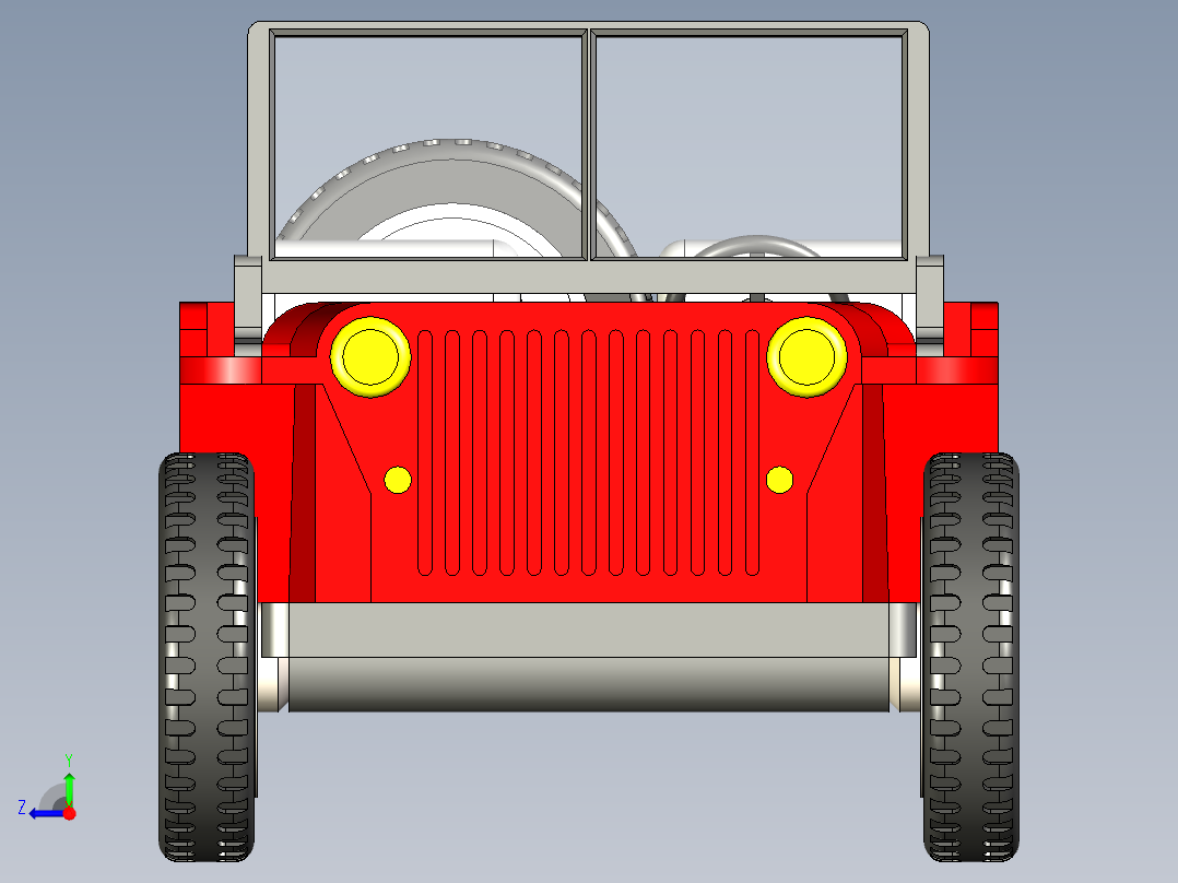 B2004401-吉普车右视图