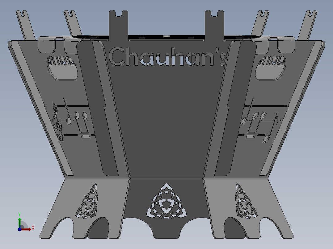 烧烤炉(30)前视图