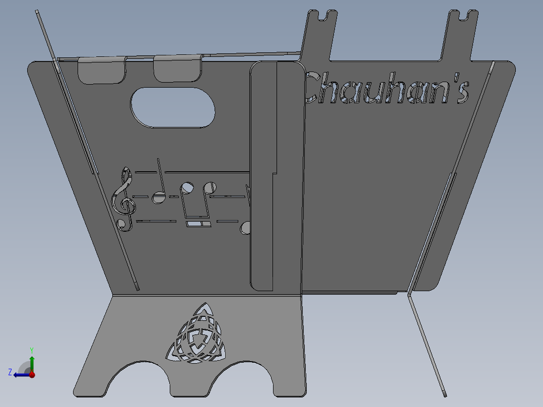 烧烤炉(30)右视图