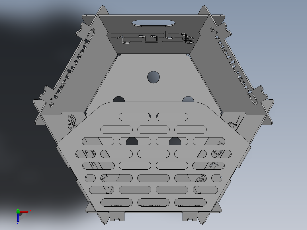 烧烤炉(30)俯视图