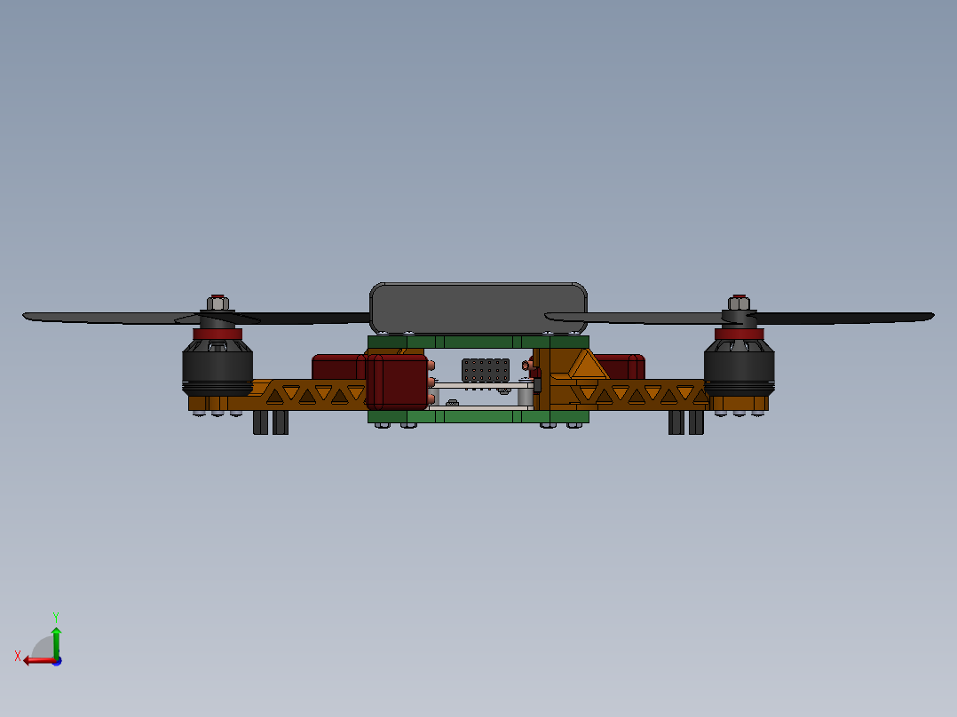 RJ39无人机 sw18后视图