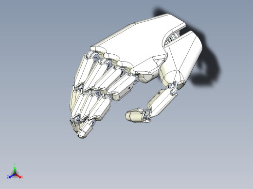 仿生机械手仿生手臂main-robotique正等轴测缩略图
