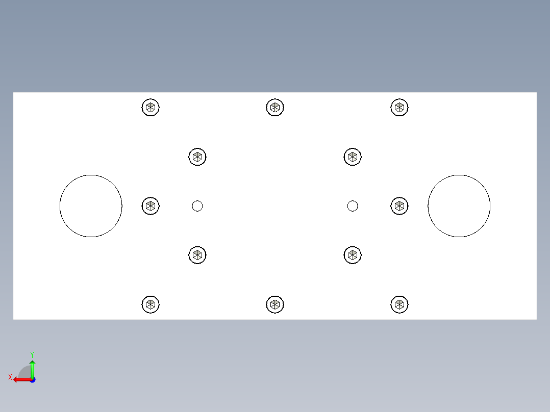 盒形件垂直切边模(通用型)后视图