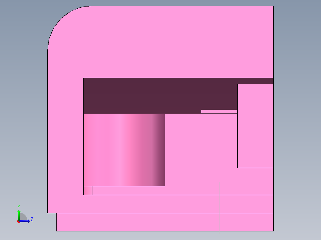 第八届练习题3D08-H05  SW16左视图