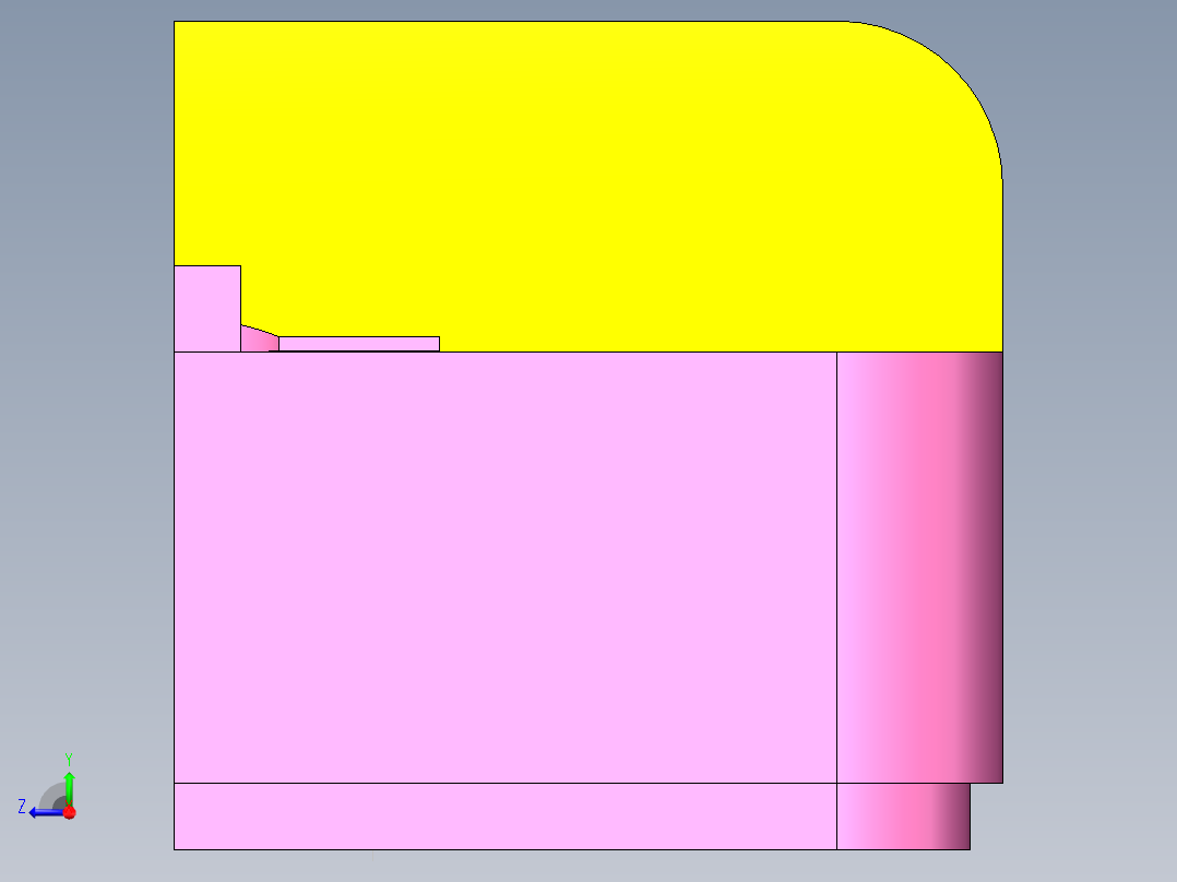 第八届练习题3D08-H05  SW16右视图