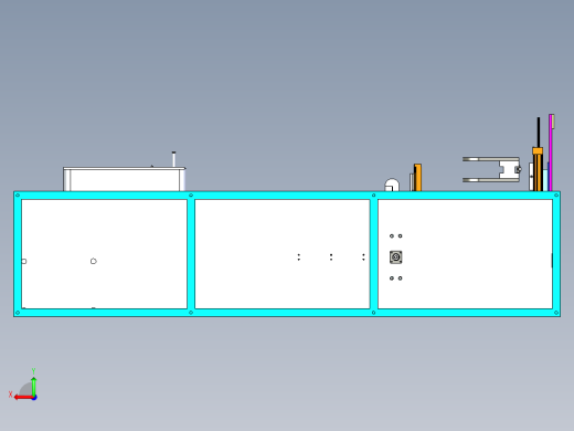 微波炉阳极组装生产线后视缩略图
