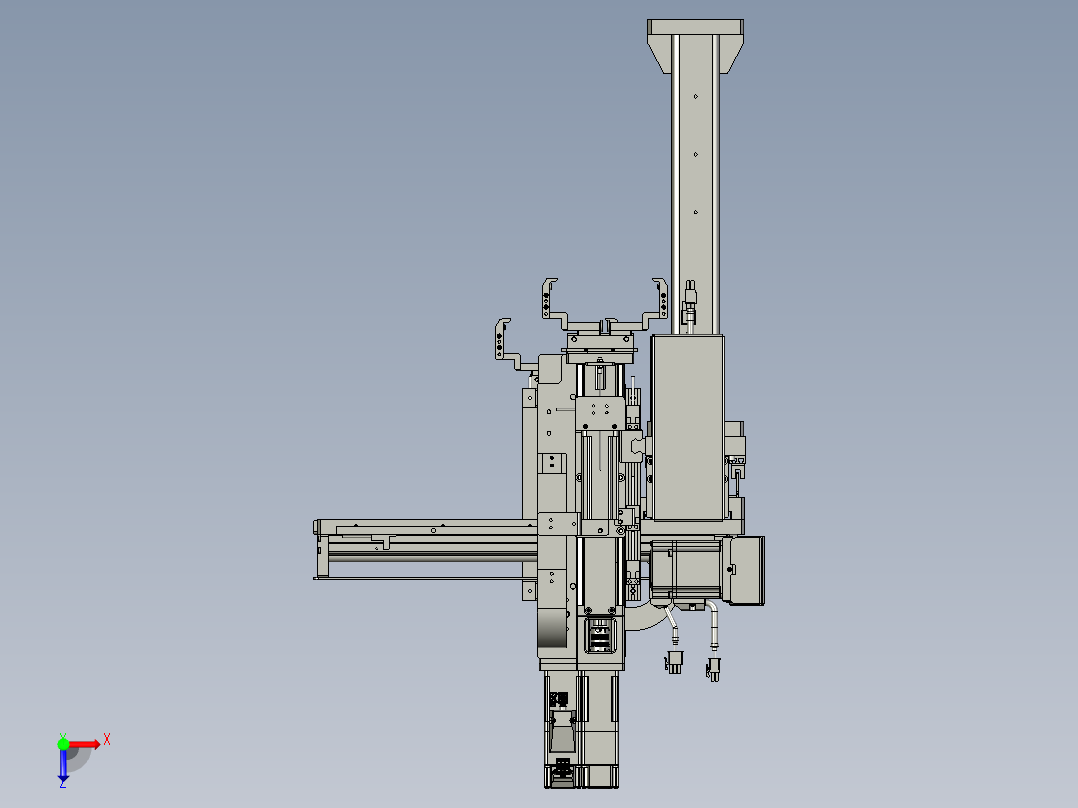 TW18A52V10-03-01-00上下料机械手俯视图