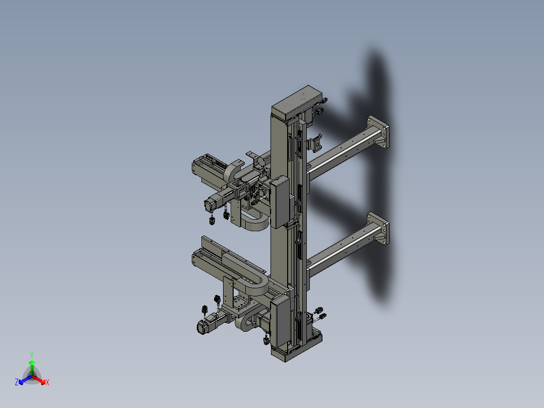 TW18A52V10-03-01-00上下料机械手正等轴测图
