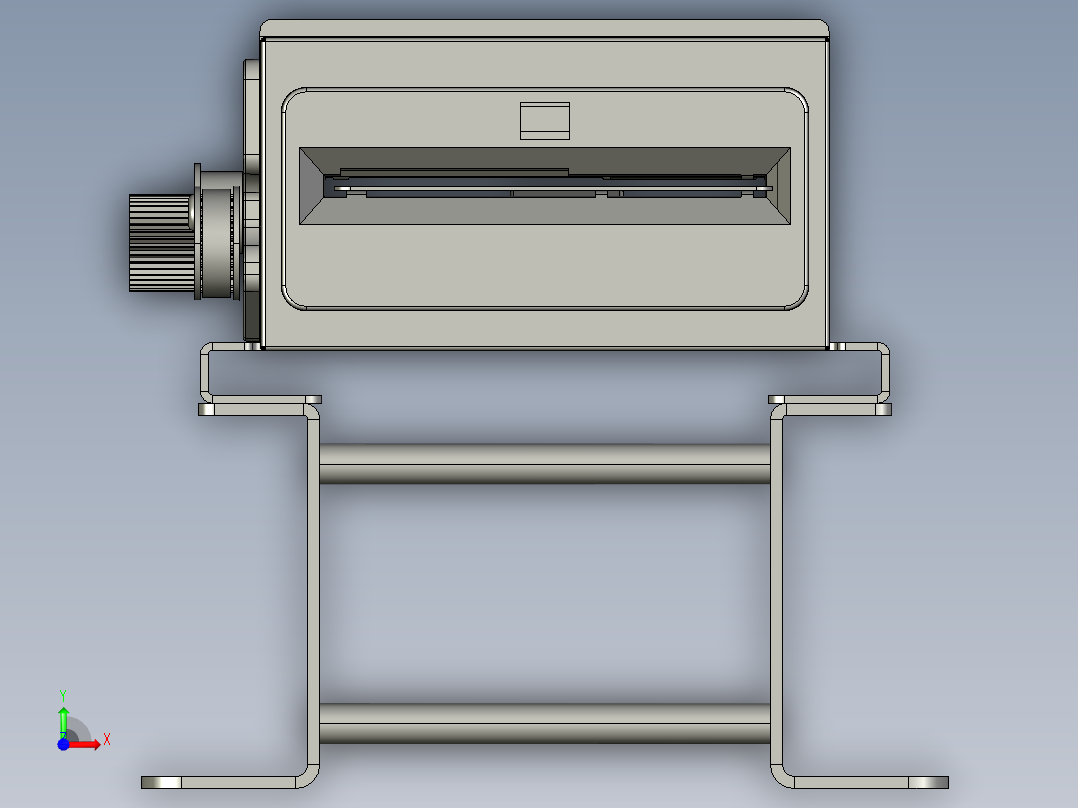 智能终端内置自动发卡机1前视图