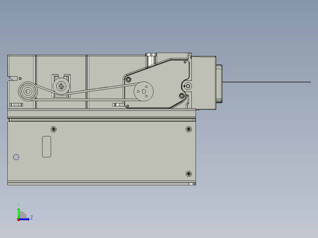 智能终端内置自动发卡机1左视图