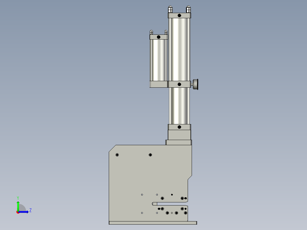 HW冲孔组NA500(辛格林)左视图