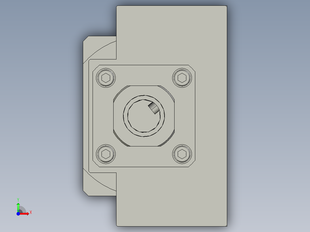 R20丝杠组件2前视图