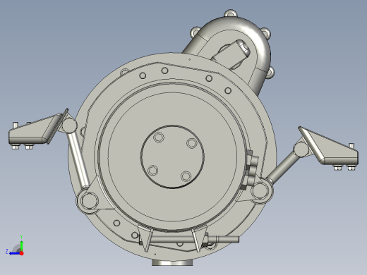 叉式装卸车直流牵引电动机-dtk右视缩略图