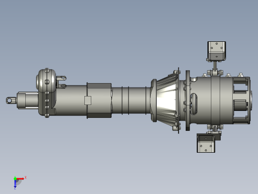 叉式装卸车直流牵引电动机-dtk俯视缩略图