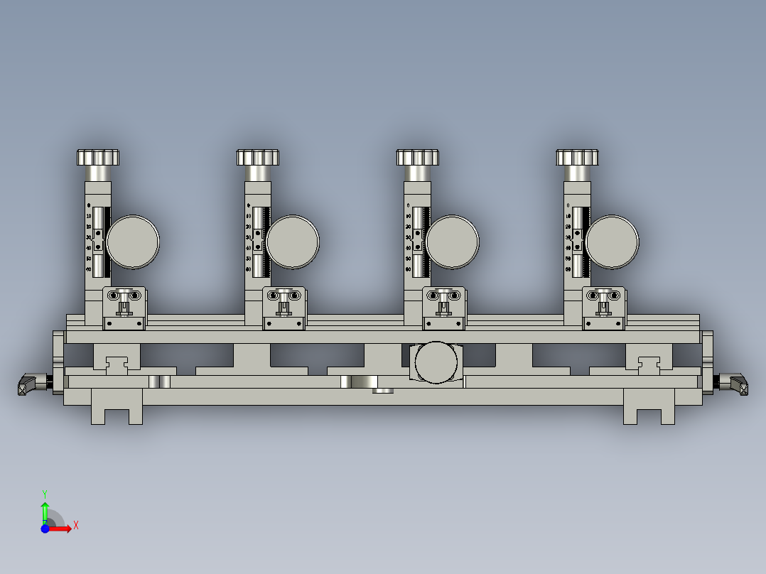 20后排打孔气钻组件h前视图