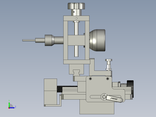 20后排打孔气钻组件h左视缩略图