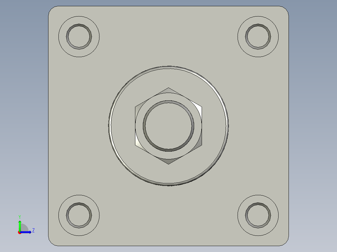 SC80x100SCA亚德客气缸A左视图