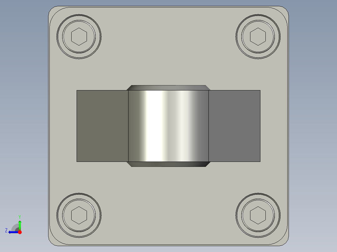 SC80x100SCA亚德客气缸A右视图