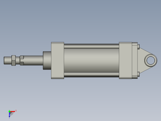 SC80x100SCA亚德客气缸A俯视缩略图