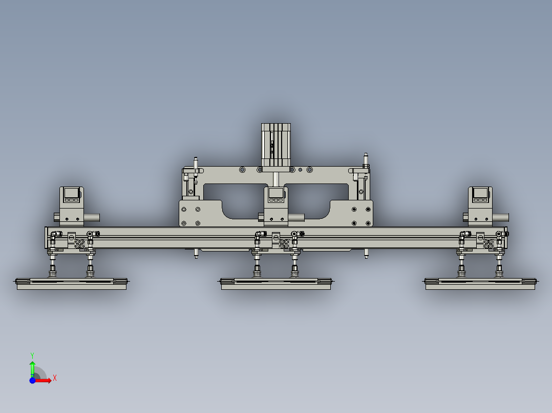 搬运升降组件前视图