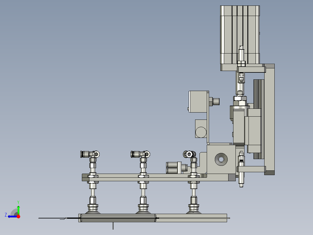 搬运升降组件右视图