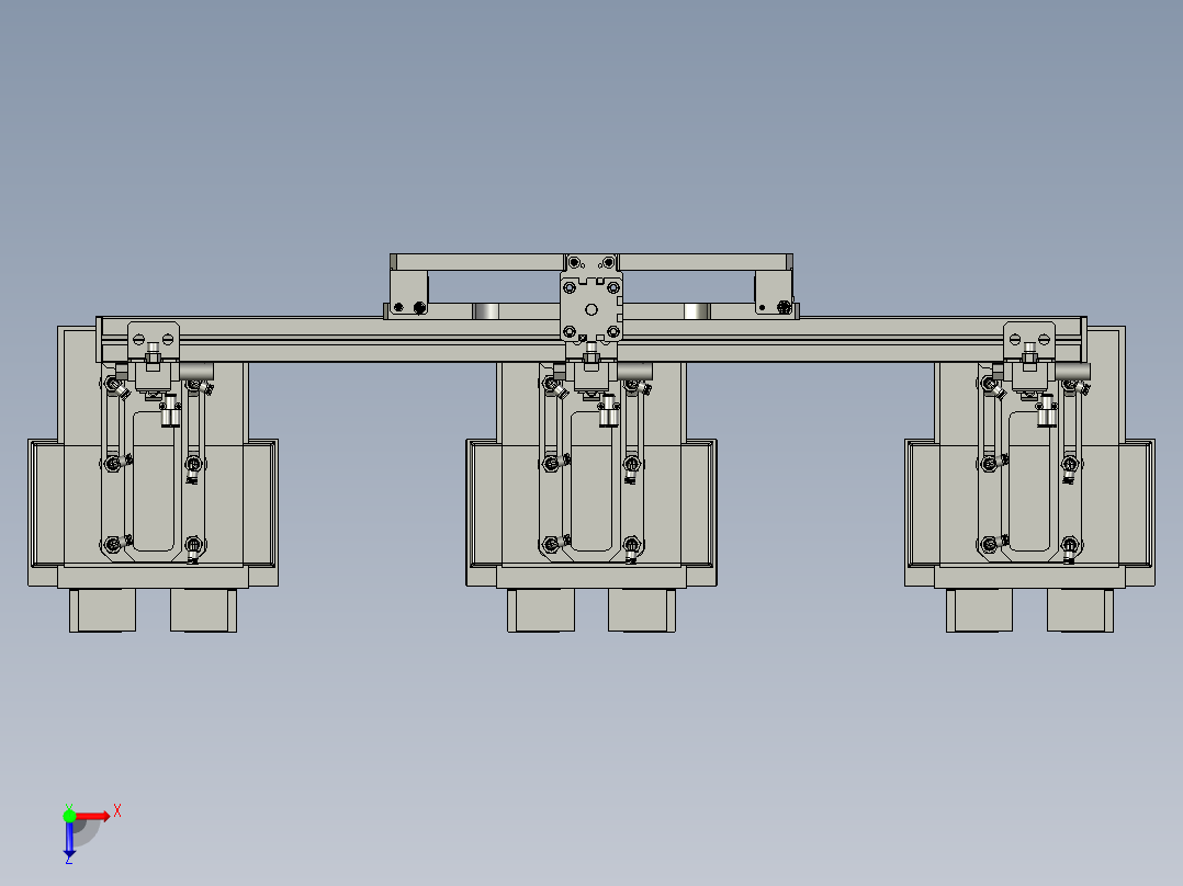 搬运升降组件俯视图