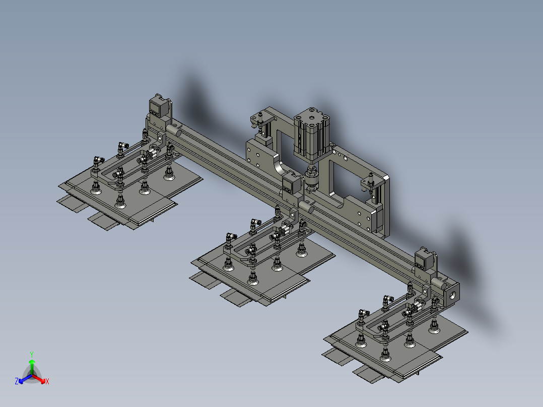 搬运升降组件正等轴测图