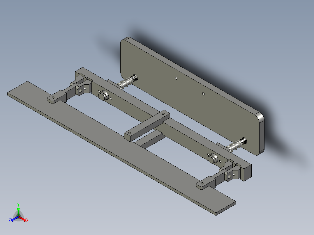 刷条组件主视图