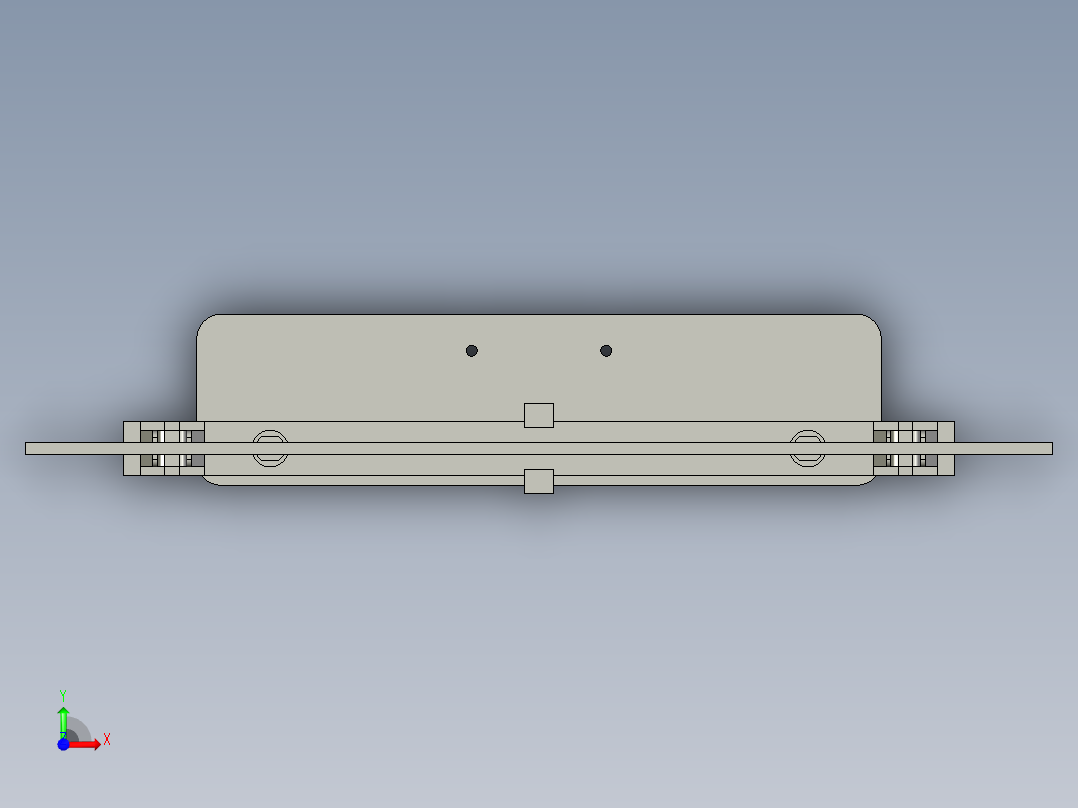 刷条组件前视图