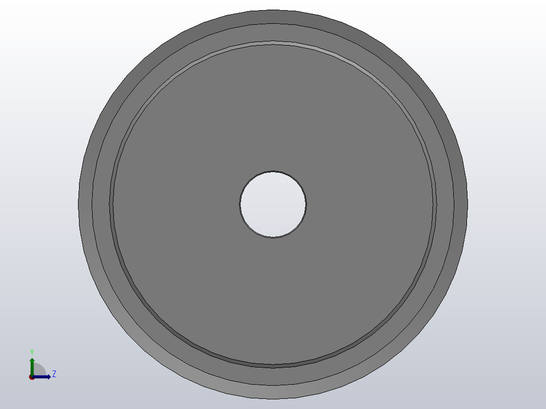 小凸缘型半圆弧形齿同步带轮H8M型_SH8MDC-44-30-dc20-A左视图