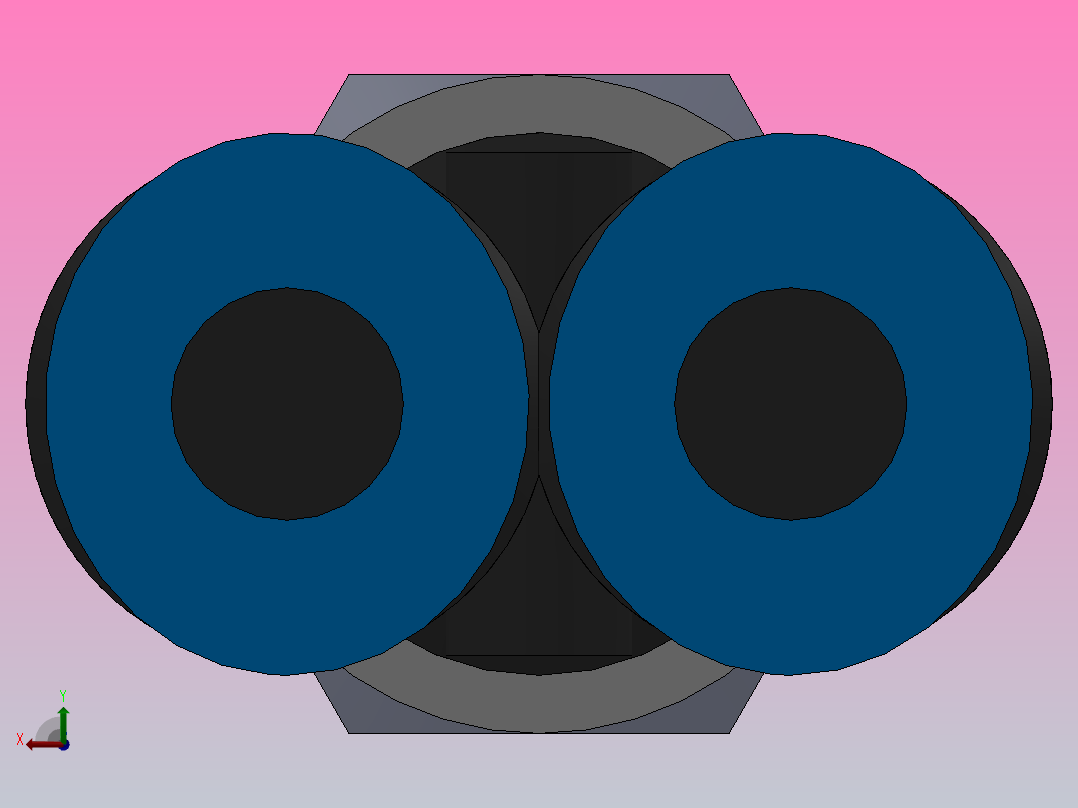 PX-G Y型螺纹弯头-G螺纹[PX06-G02]后视图