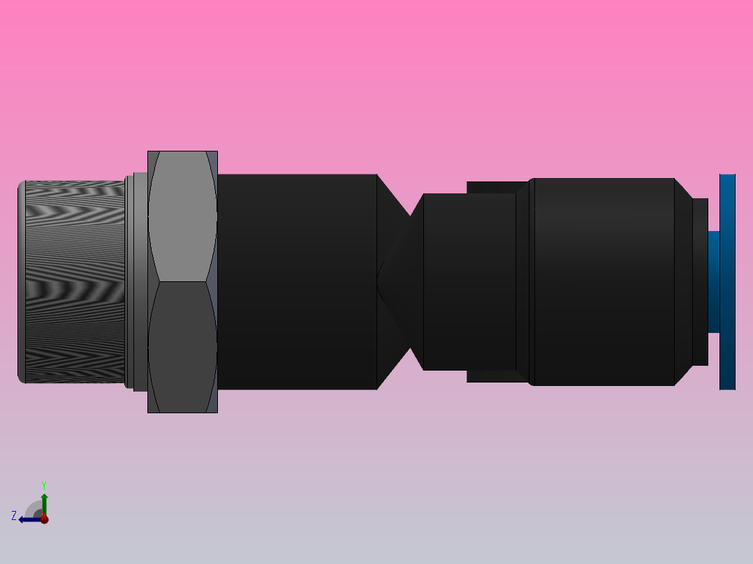 PX-G Y型螺纹弯头-G螺纹[PX06-G02]右视图