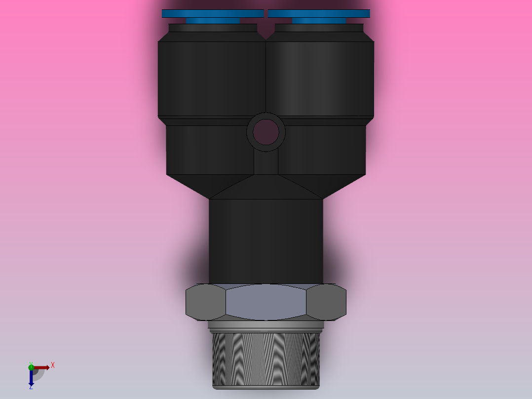 PX-G Y型螺纹弯头-G螺纹[PX06-G02]俯视图