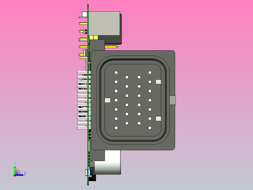 齿轮执行器左视图